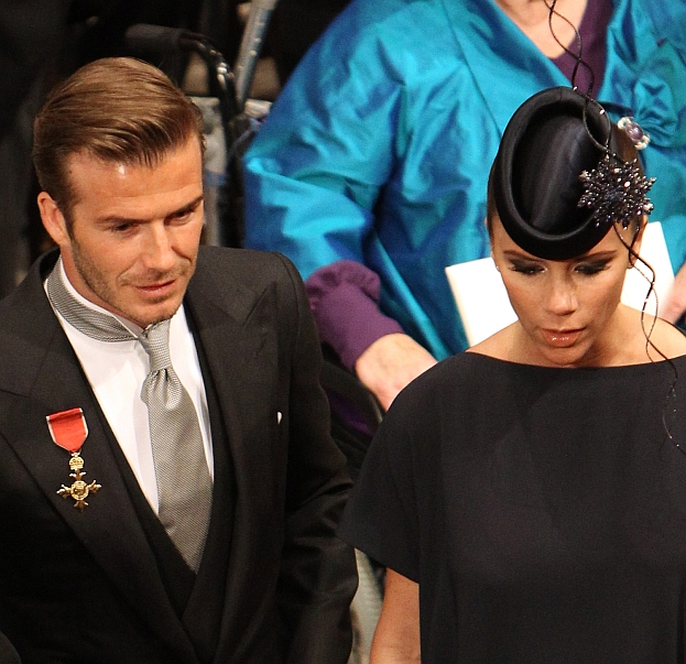 Beckham siwieje... przez córkę