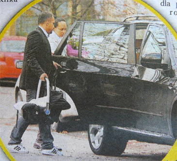 Egurrola odebrał córeczkę ze szpitala